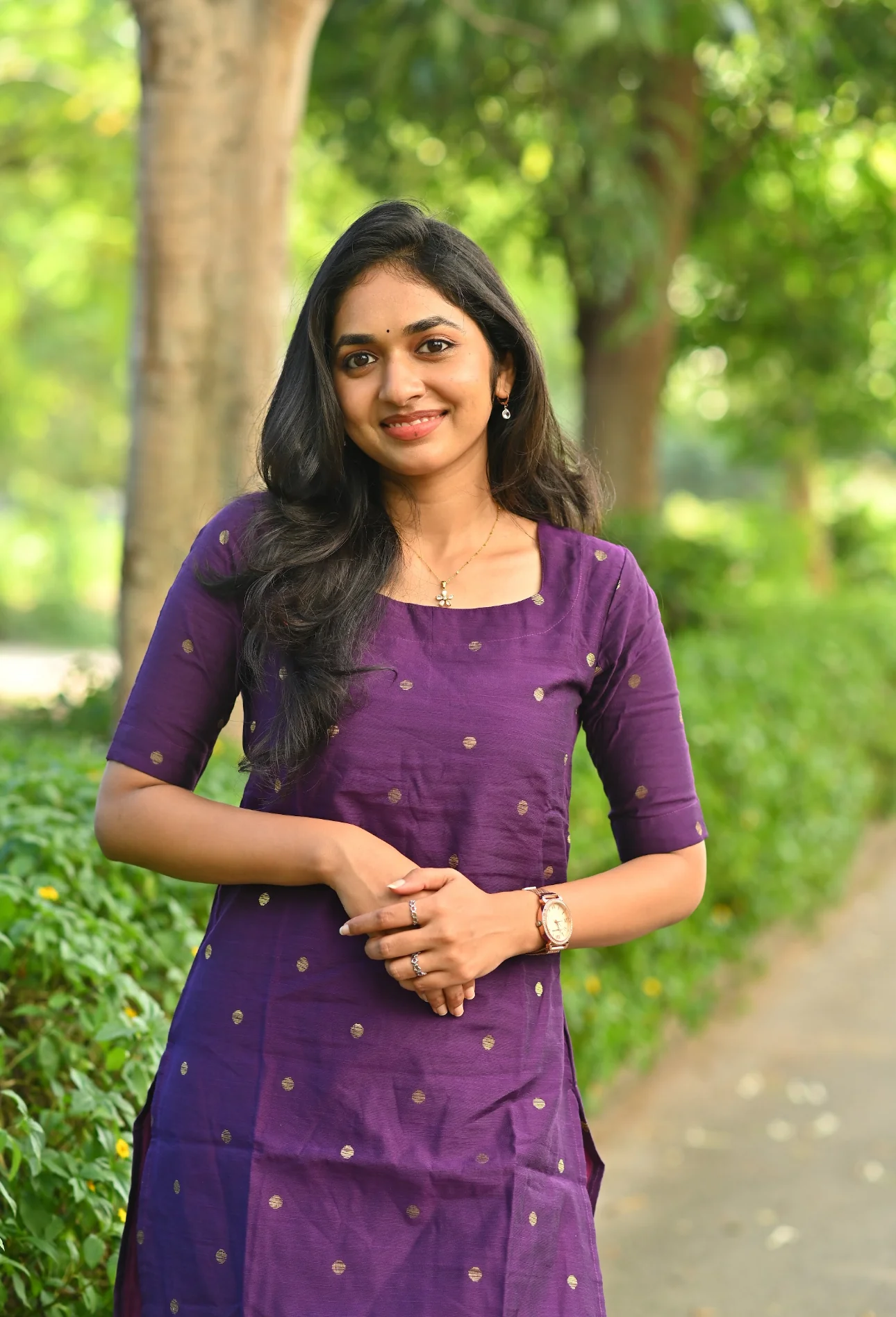 Preethi-Violet kurti - Image 3